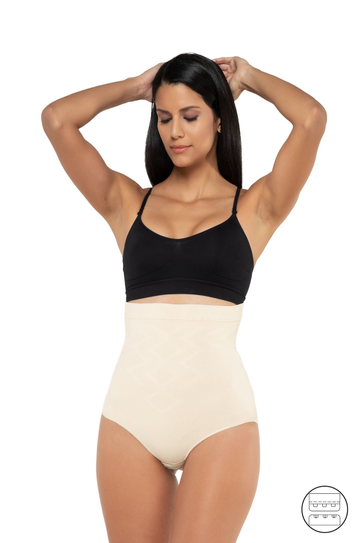 Yüksek Bel Agraflı Slip Korse 1300