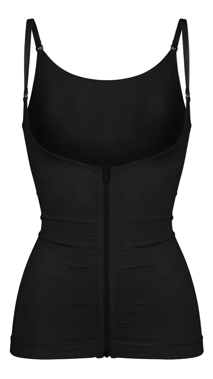 Fermuarlı Göğüs Altı İp Askılı Atlet Şekillendirici Korse 4200