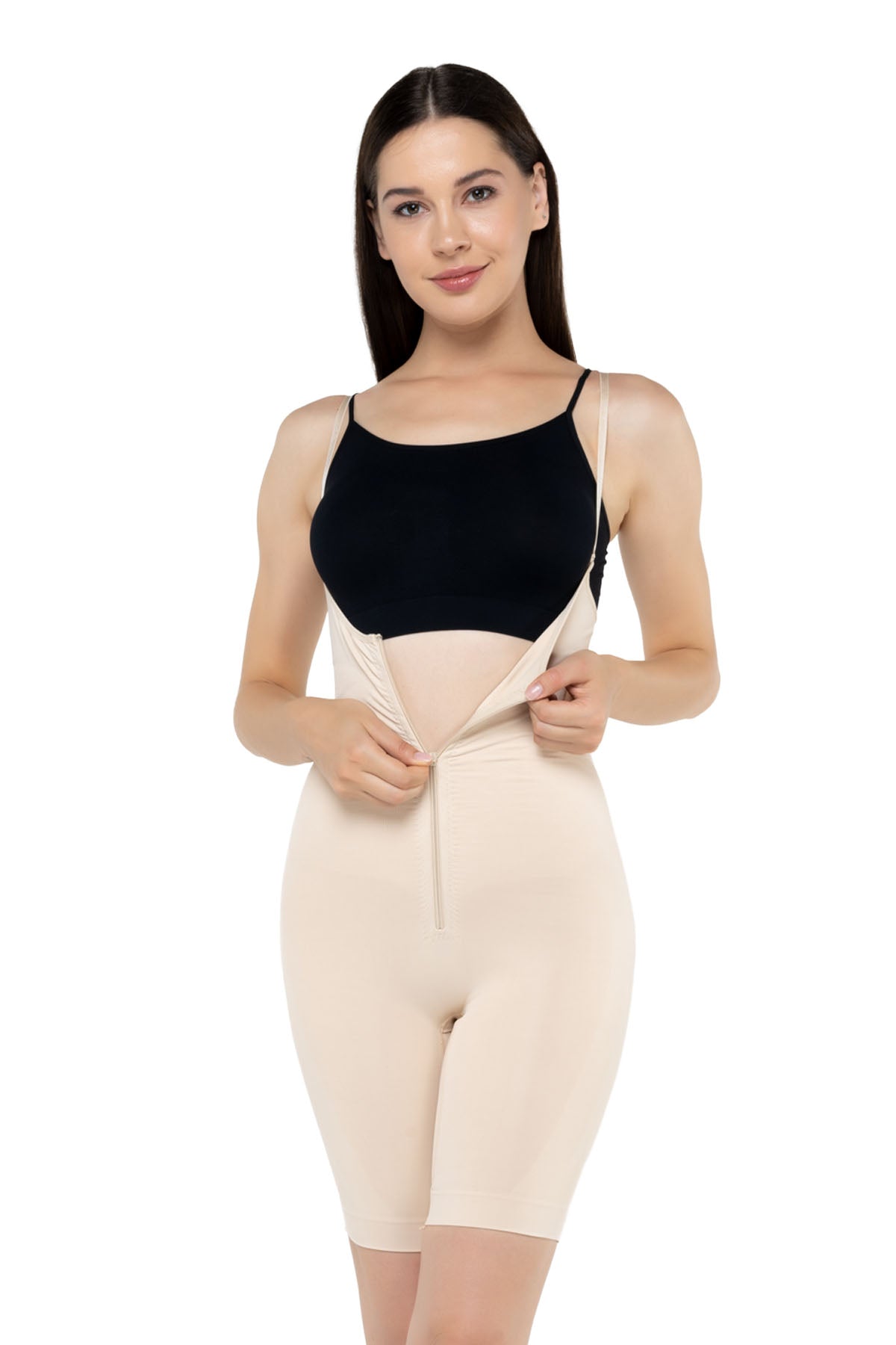 Fermuarlı Göğüs Altı Full Badi Şekillendirici Korse 4300