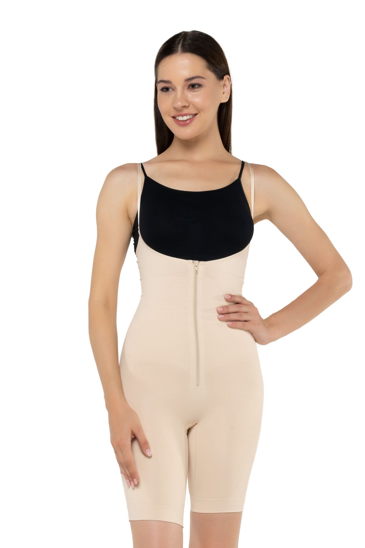 Fermuarlı Göğüs Altı Full Badi Şekillendirici Korse 4300