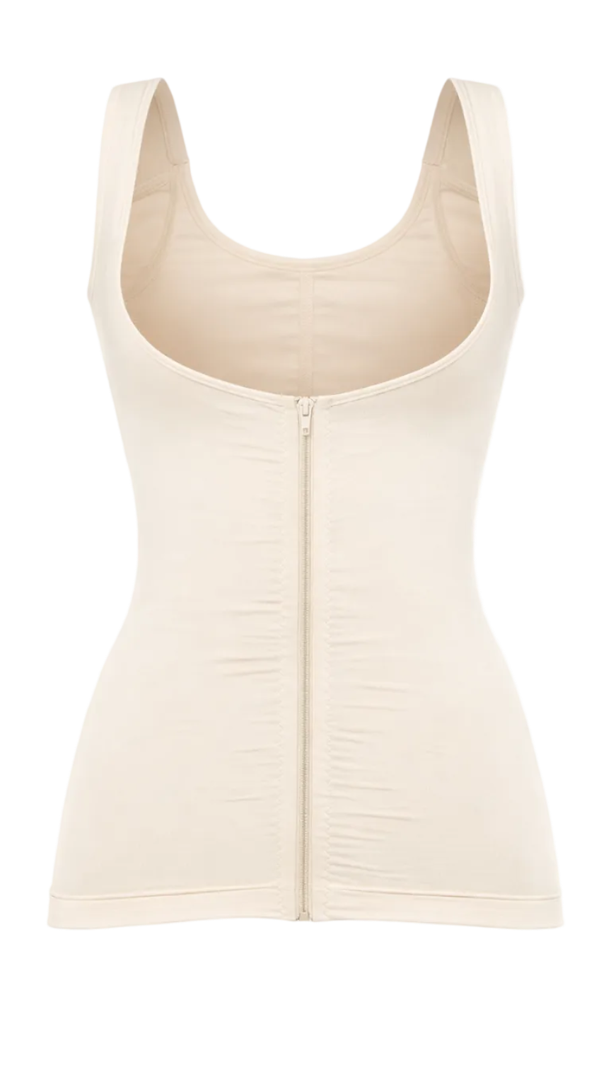 Fermuarlı Kalın Askılı Atlet Şekillendirici Korse 4400