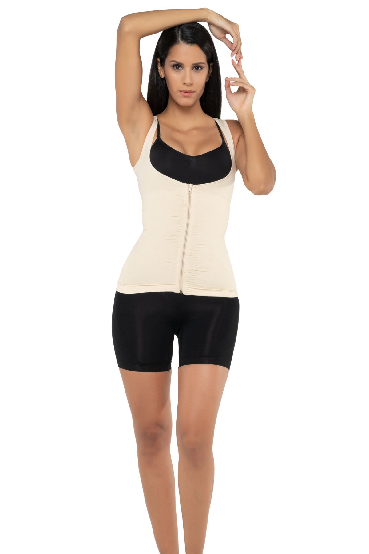 Fermuarlı Kalın Askılı Atlet Şekillendirici Korse 4400