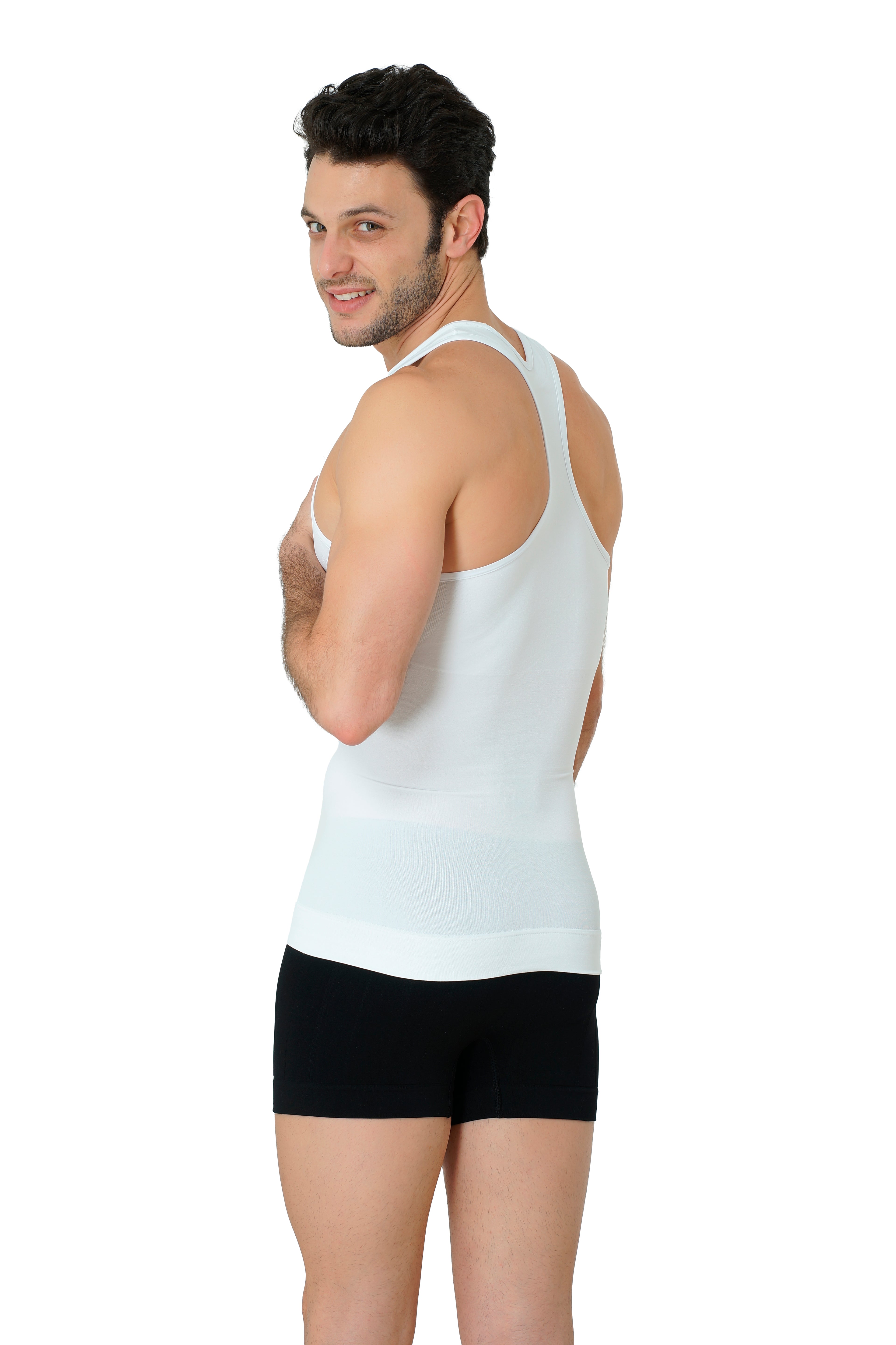 Erkek Seamless Rambo Stil Spor Atlet Korse 5300