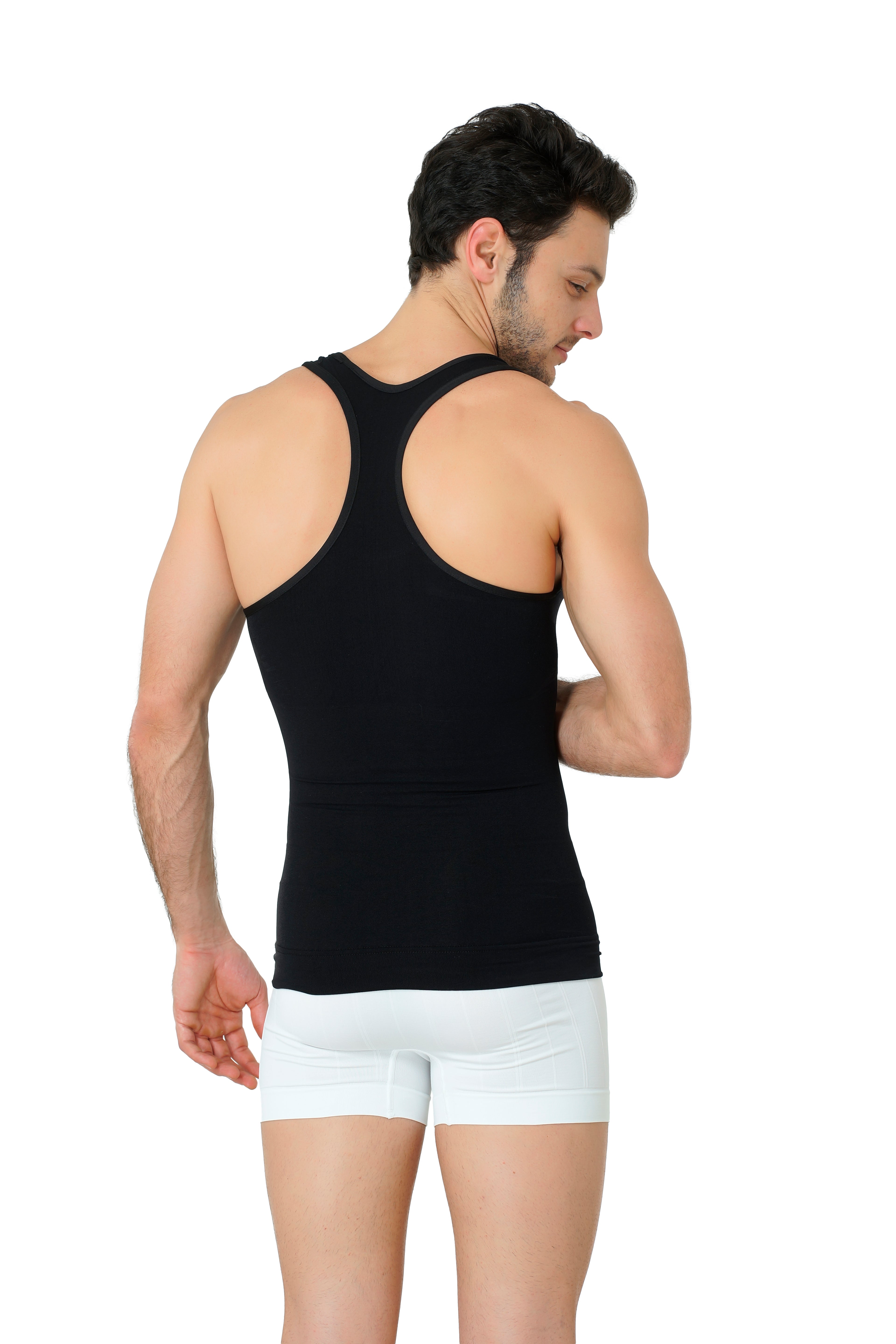 Erkek Seamless Rambo Stil Spor Atlet Korse 5300