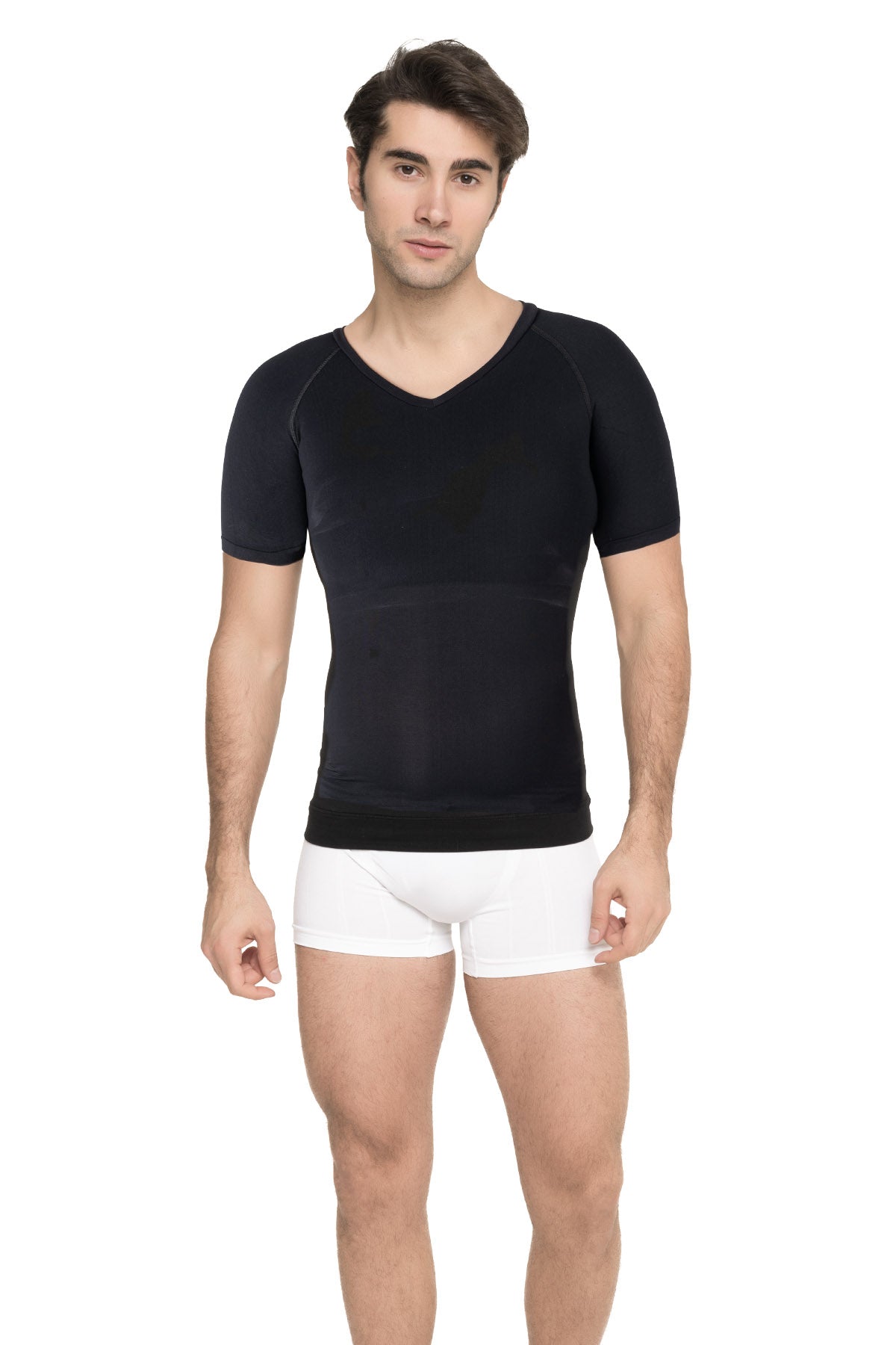 Erkek Kollu Seamless Atlet Korse (V Yaka) 5400