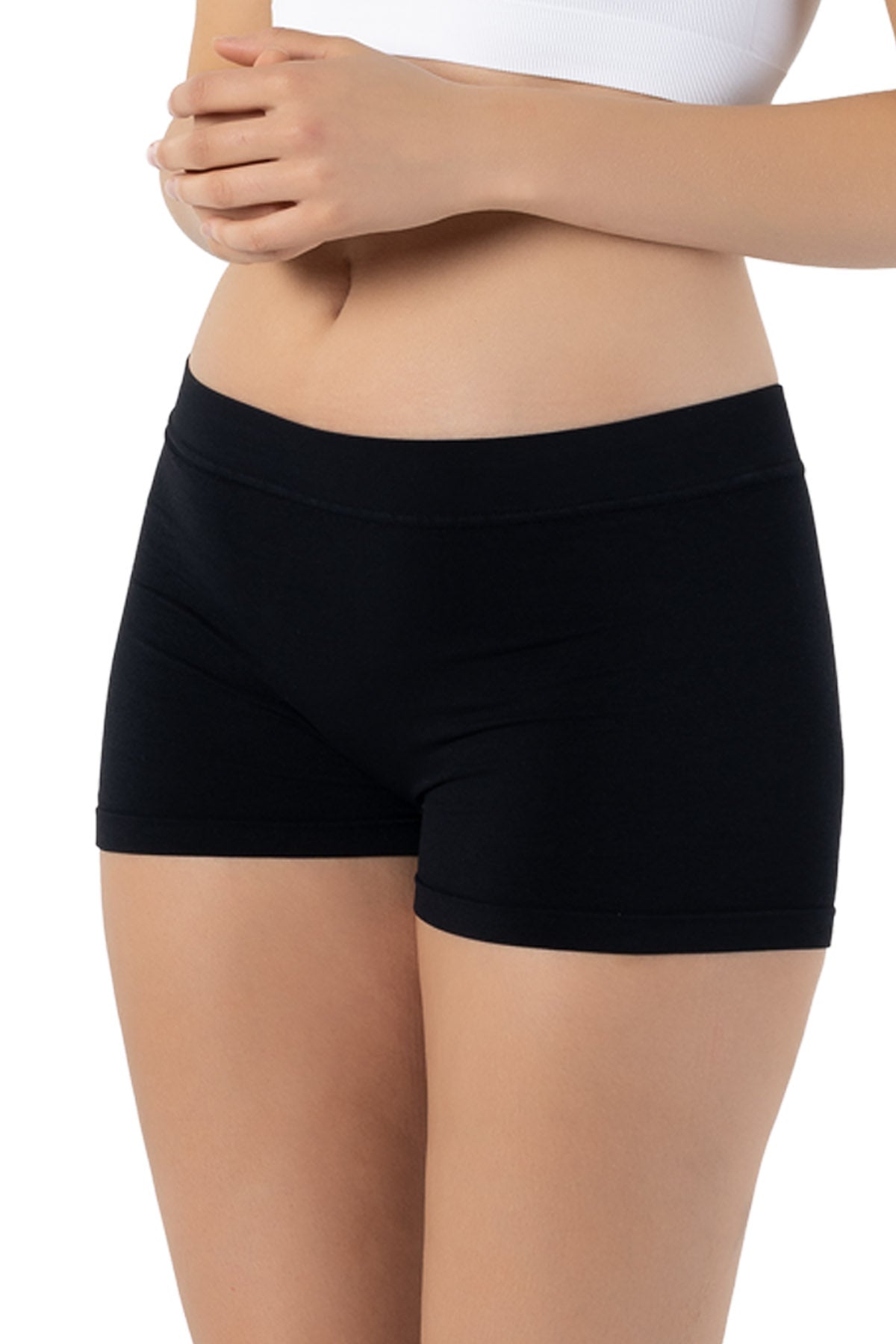 Dikişsiz Kısa Şort 3'lü Set 6700