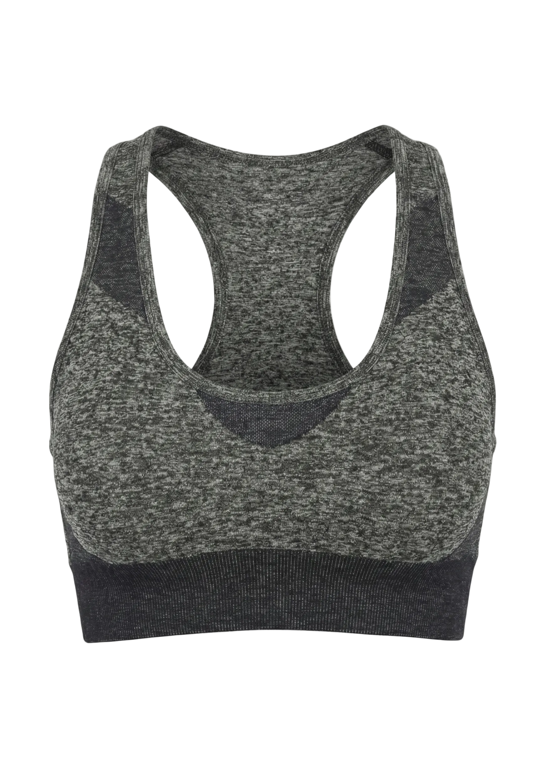 Seamless Melanj Spor Dikişsiz Örme Büstiyer 8600