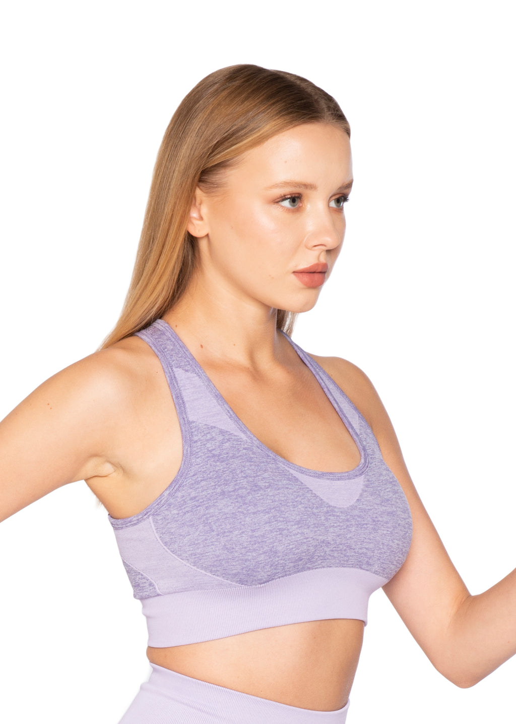 Seamless Melanj Spor Dikişsiz Örme Büstiyer 8600