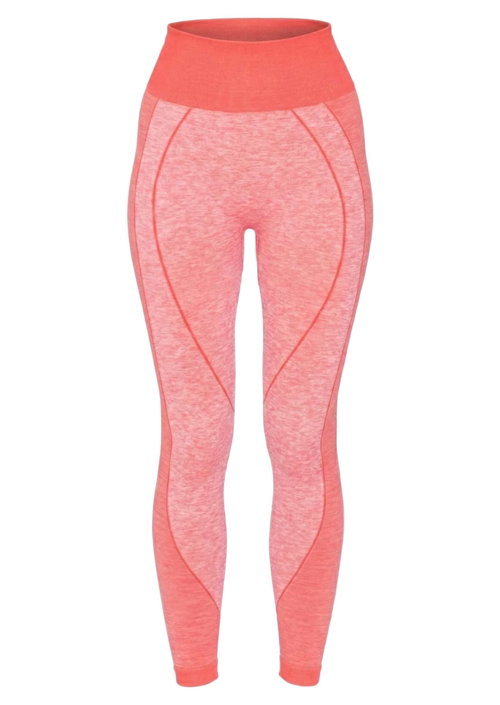 Seamless Melanj Dikişsiz Örme Spor Tayt 8900