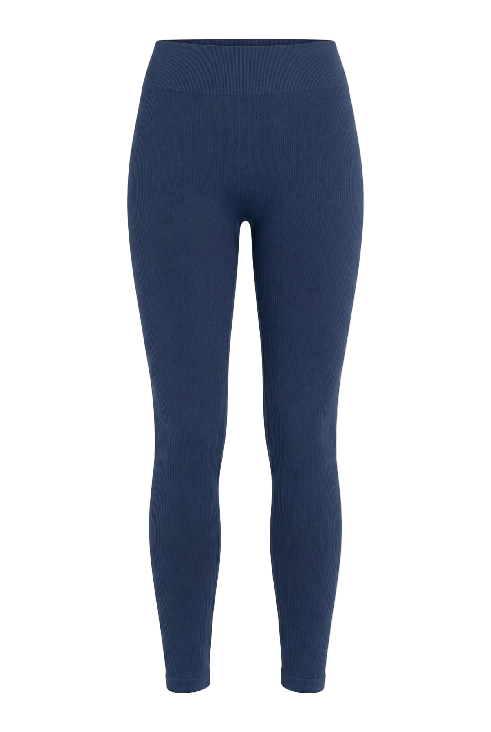 Yüksek Belli Toparlayıcı Fitilli Dikişsiz Örme Spor Tayt 9001