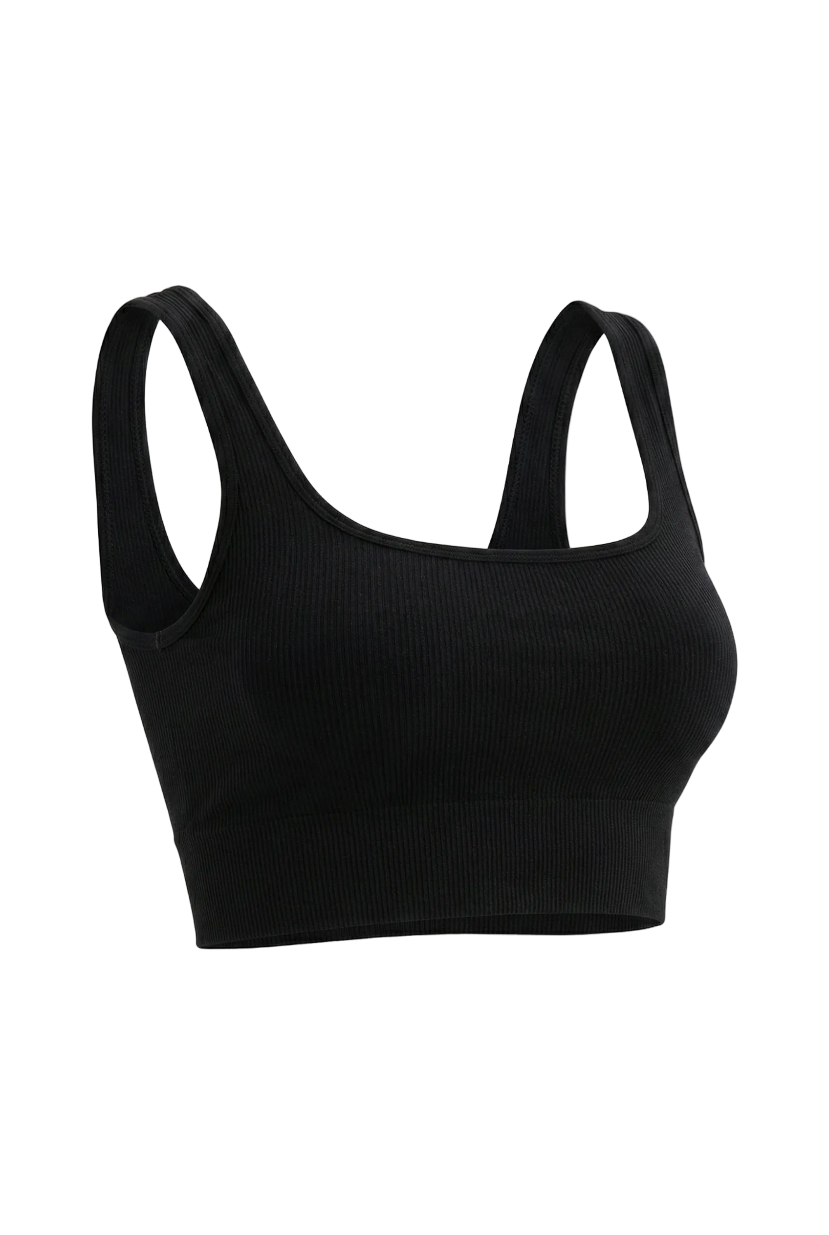 Kalın Askılı Fitilli Dikişsiz Örme Spor Büstiyer 9002