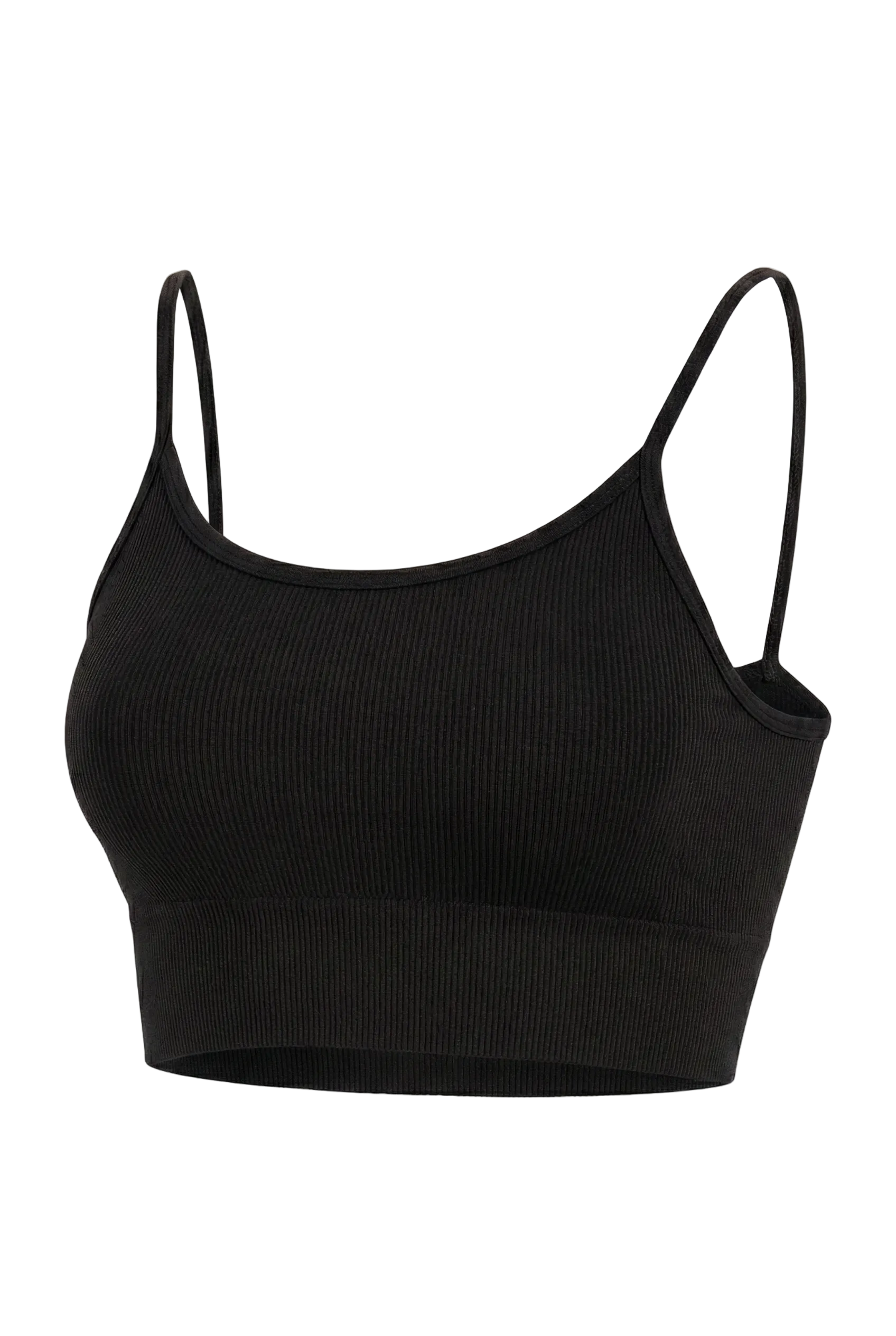 İnce Askılı Fitilli Dikişsiz Örme Spor Büstiyer 9003