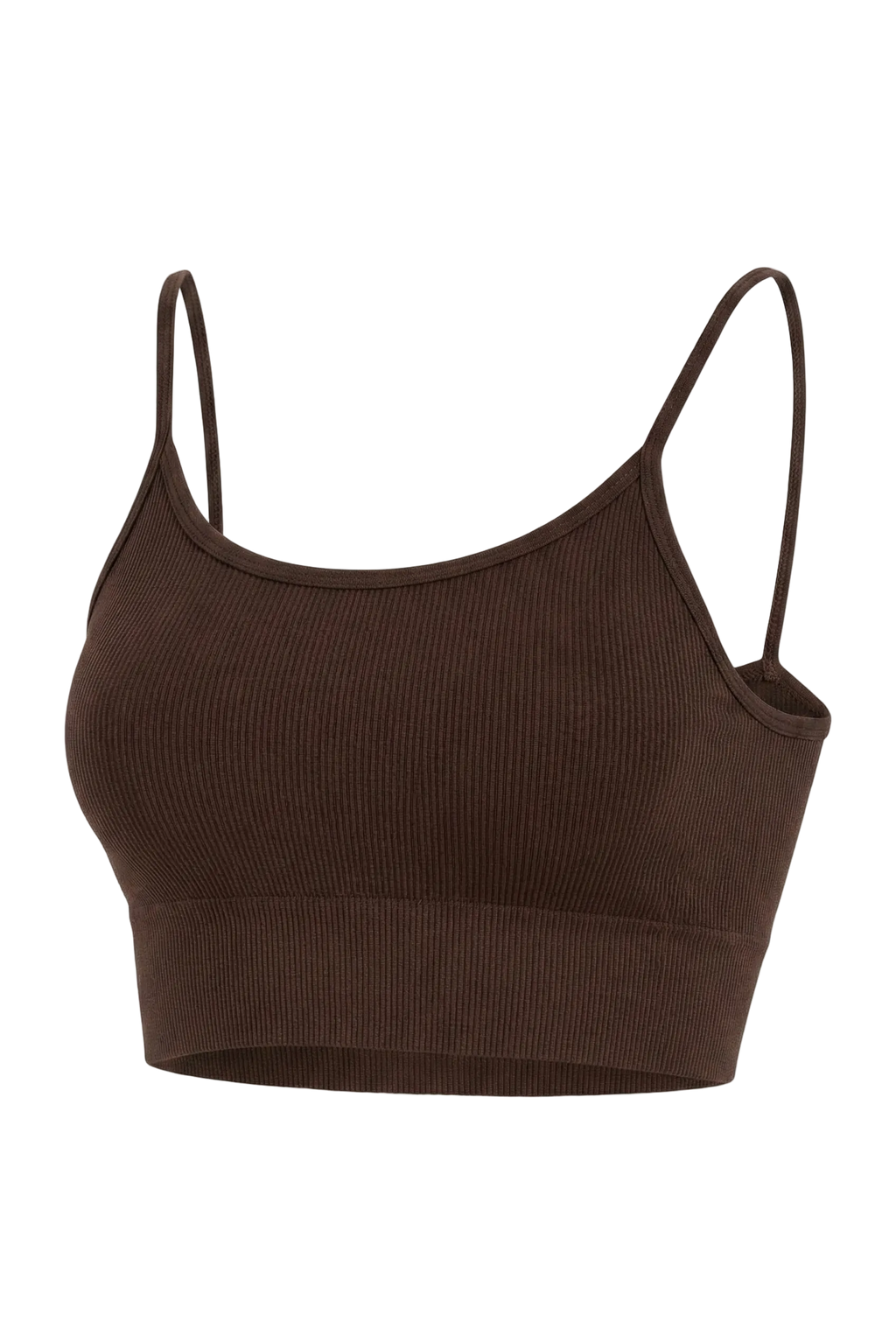 İnce Askılı Fitilli Dikişsiz Örme Spor Büstiyer 9003