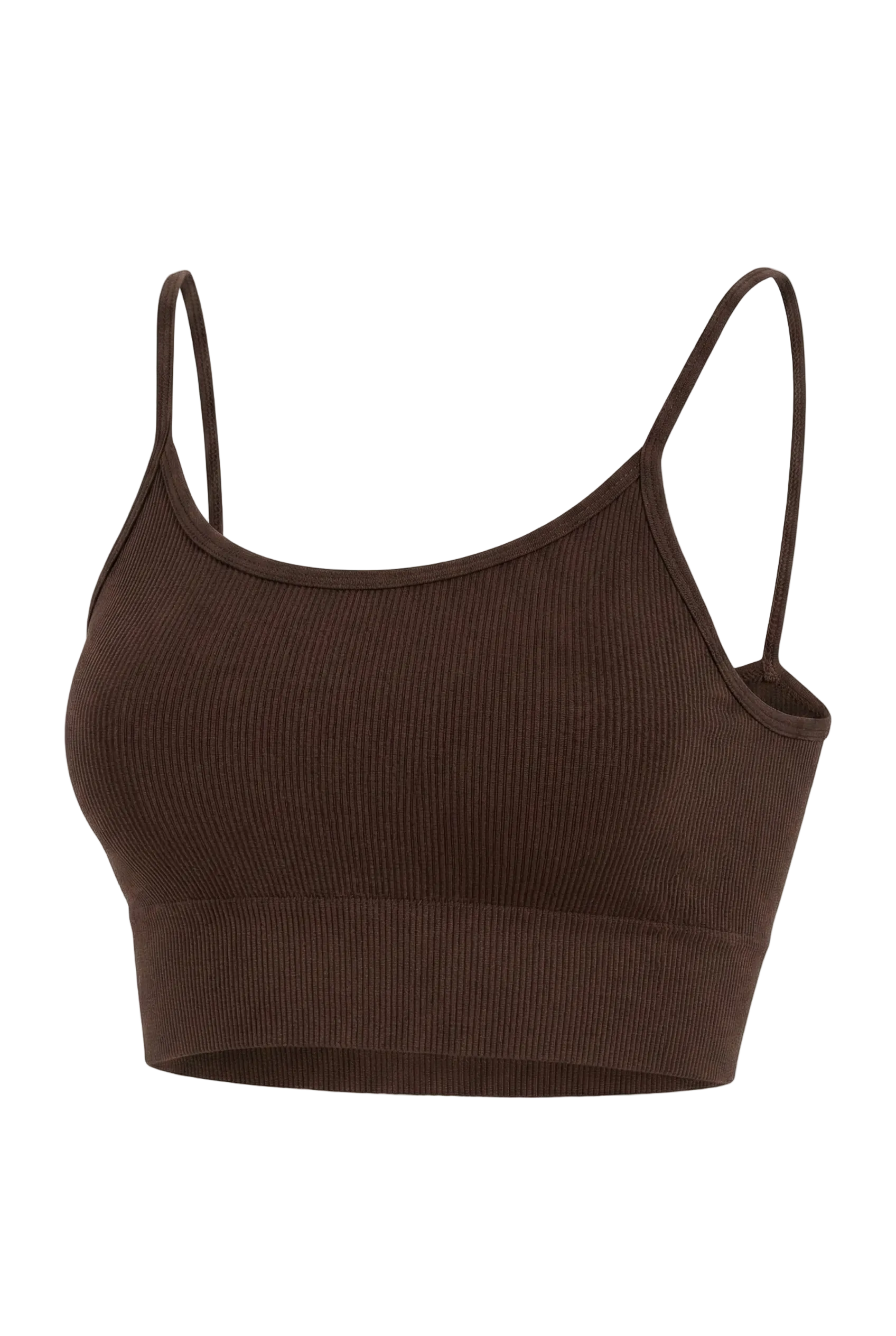 İnce Askılı Fitilli Dikişsiz Örme Spor Büstiyer 9003