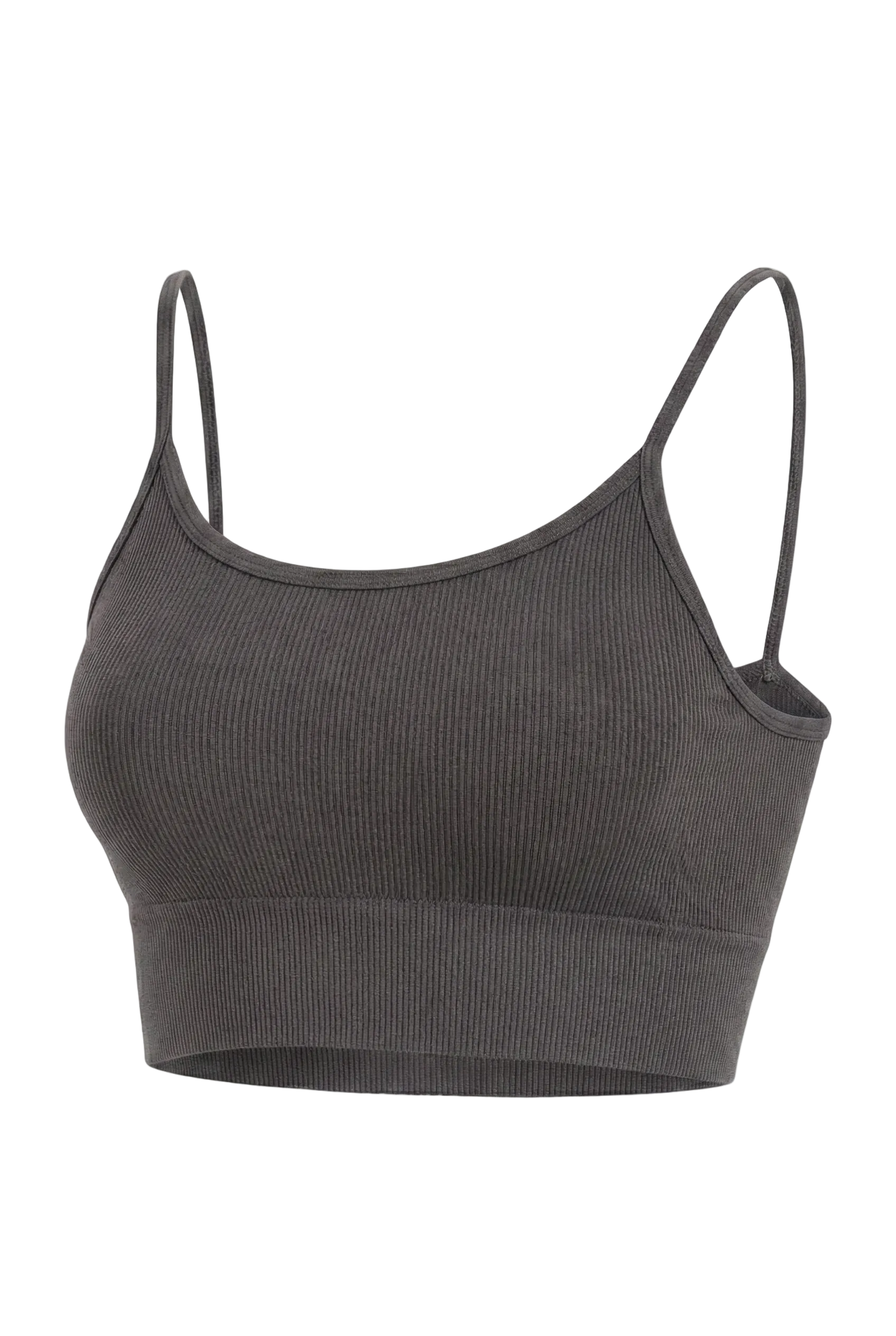 İnce Askılı Fitilli Dikişsiz Örme Spor Büstiyer 9003