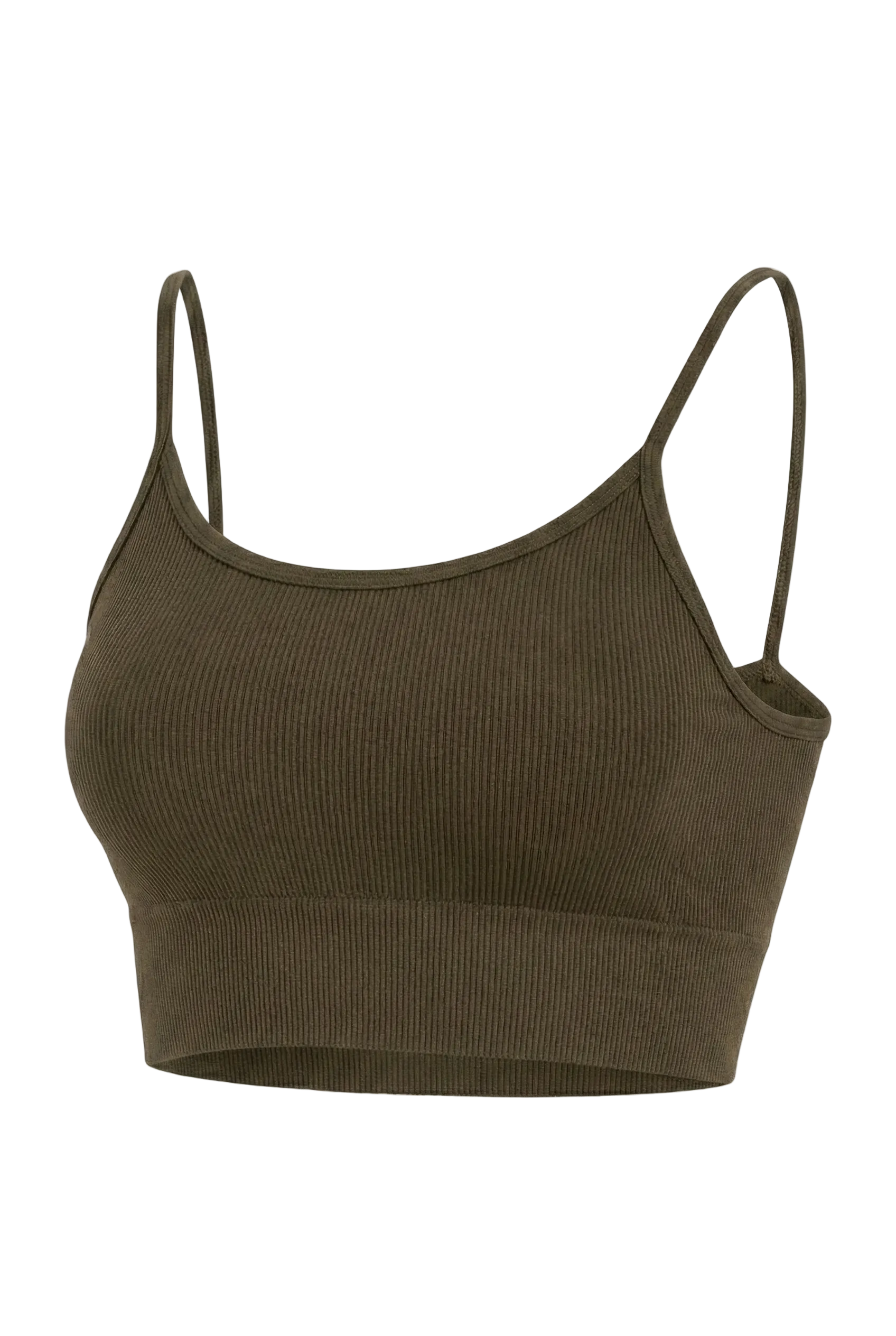 İnce Askılı Fitilli Dikişsiz Örme Spor Büstiyer 9003