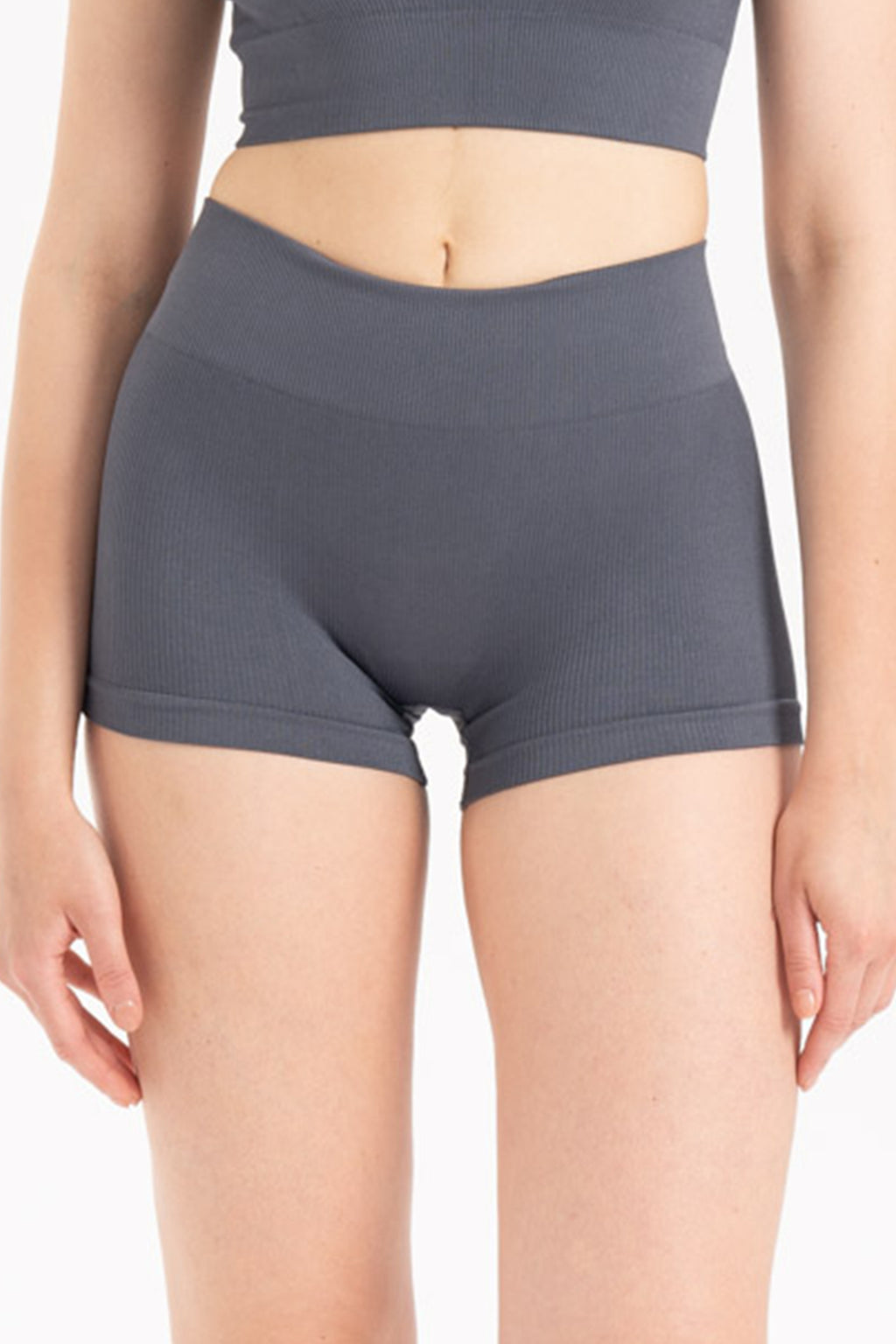 Dikişsiz Fitilli Kısa Şort 9004