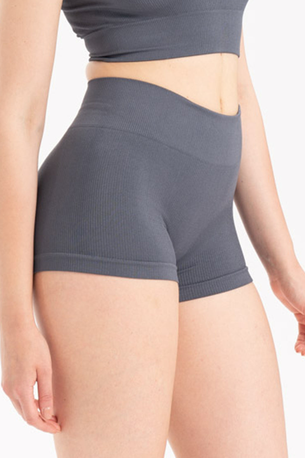 Dikişsiz Fitilli Kısa Şort 9004