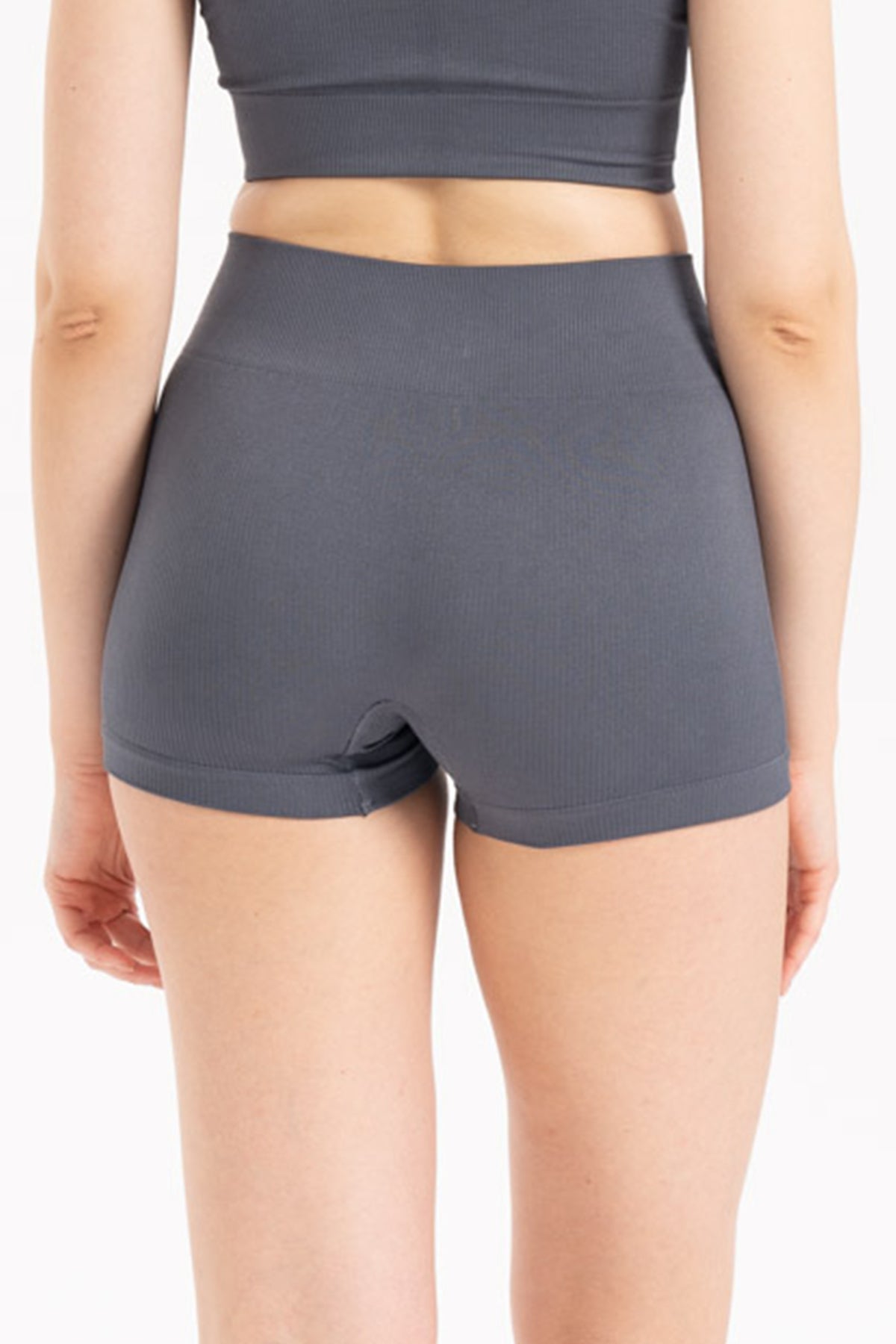 Dikişsiz Fitilli Kısa Şort 9004