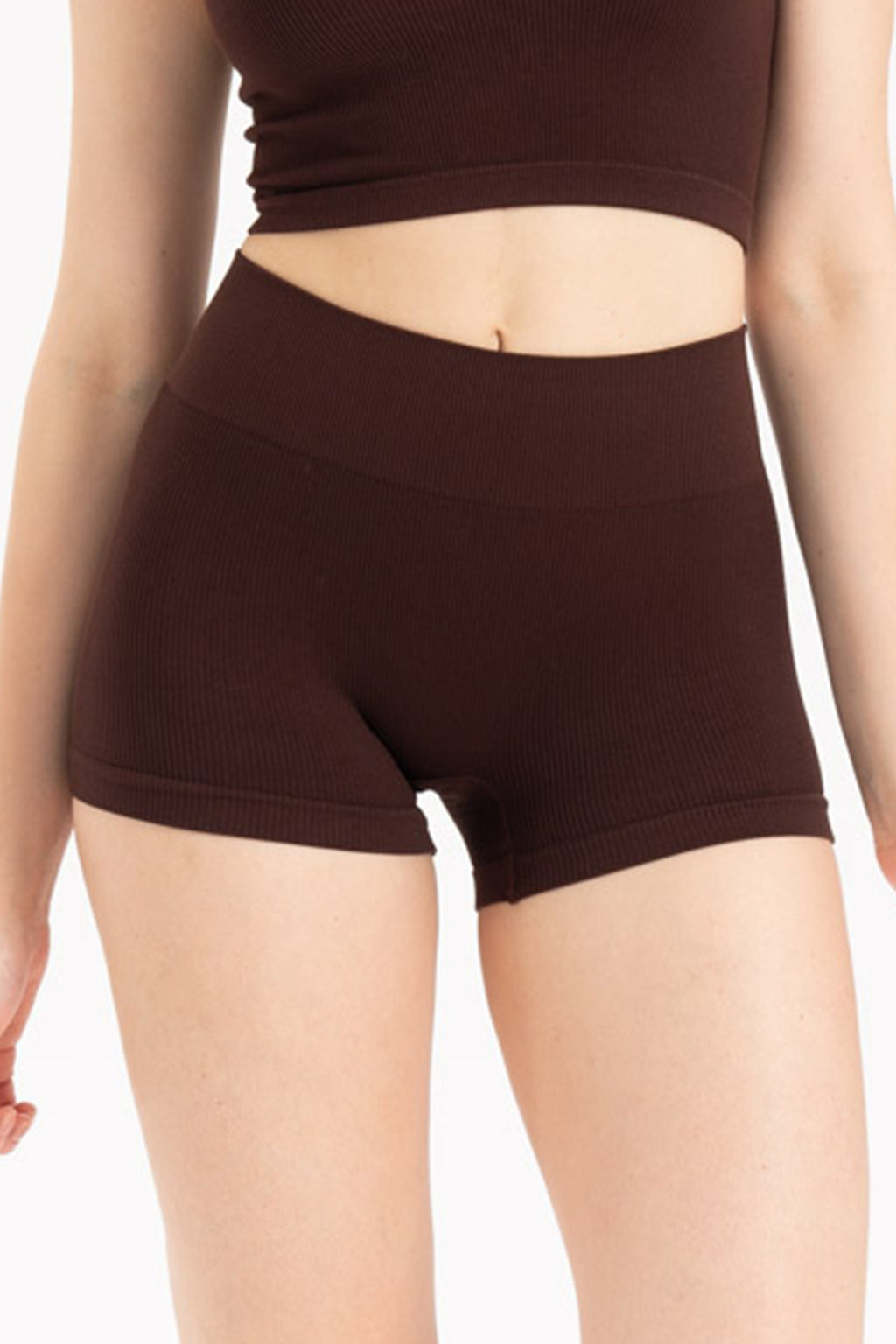 Dikişsiz Fitilli Kısa Şort 9004