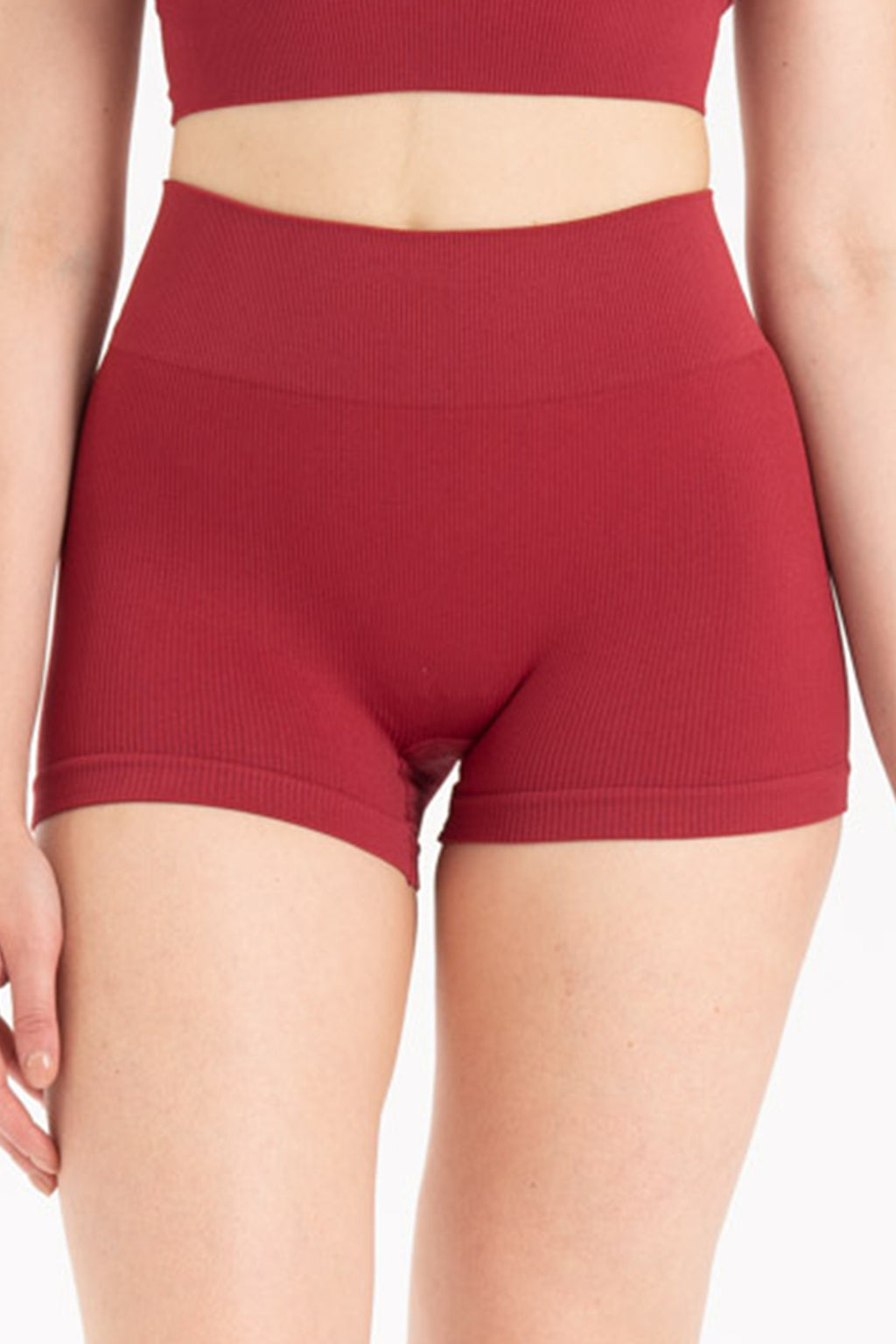 Dikişsiz Fitilli Kısa Şort 9004