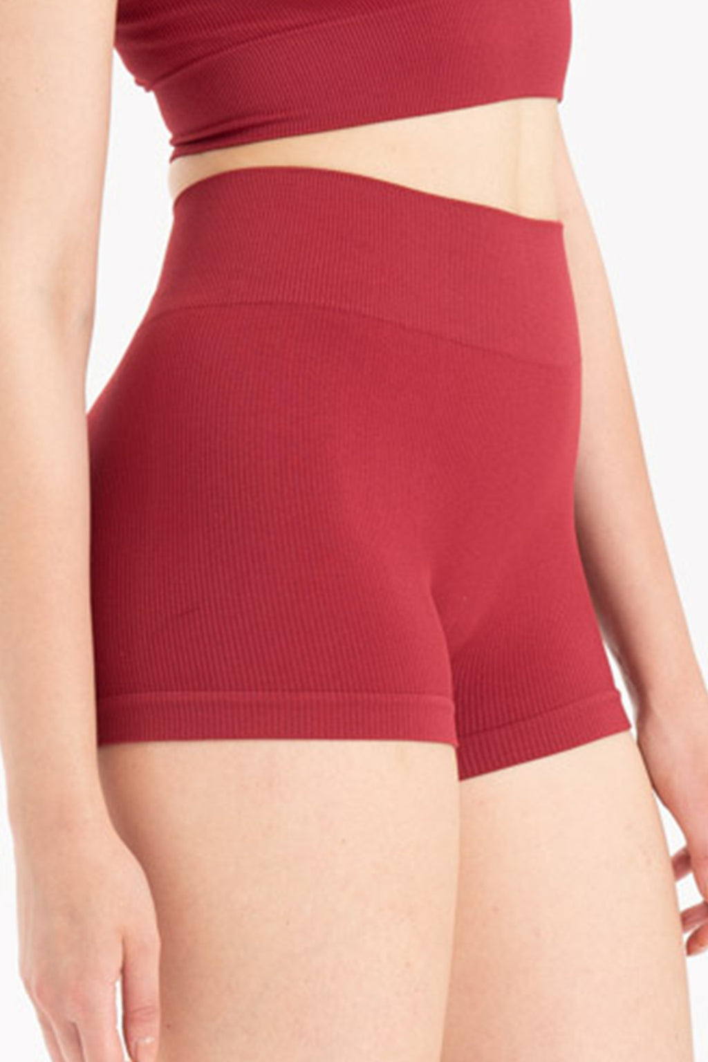 Dikişsiz Fitilli Kısa Şort 9004