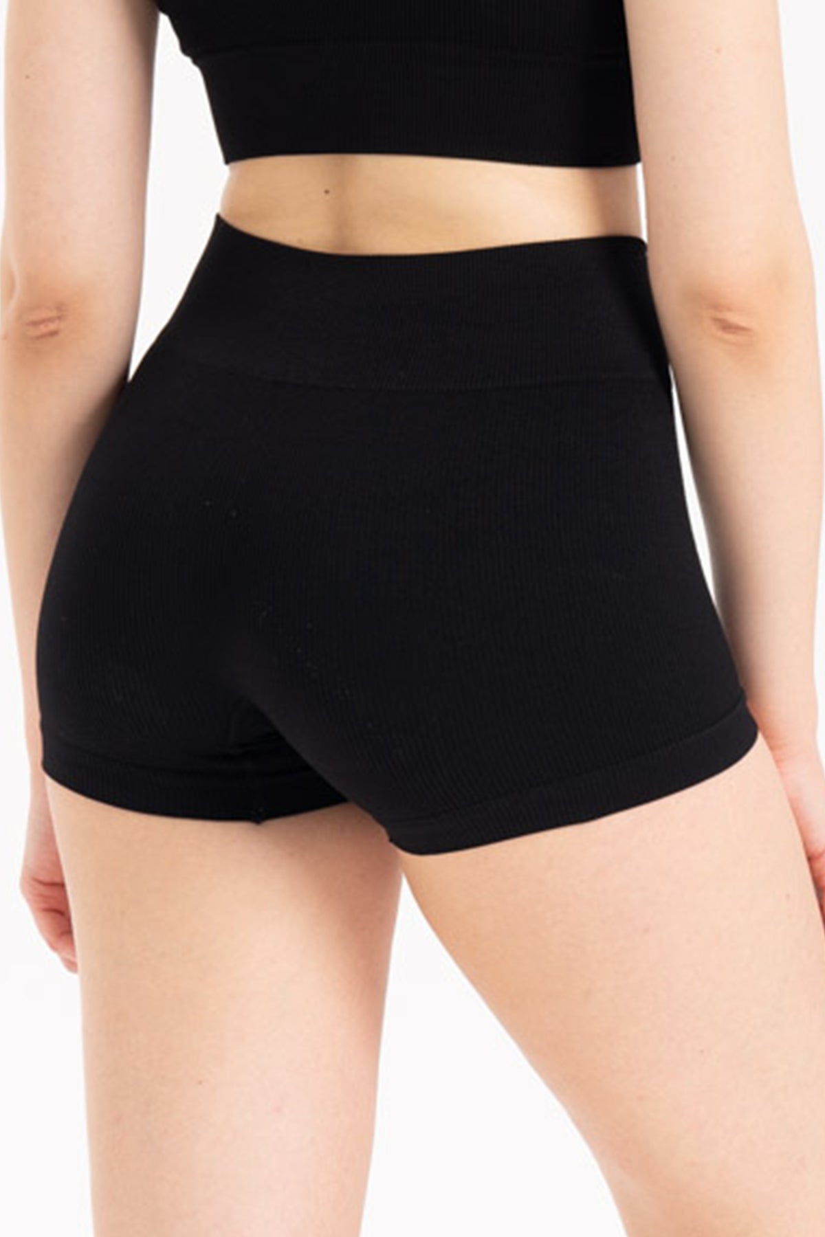 Dikişsiz Fitilli Kısa Şort 9004