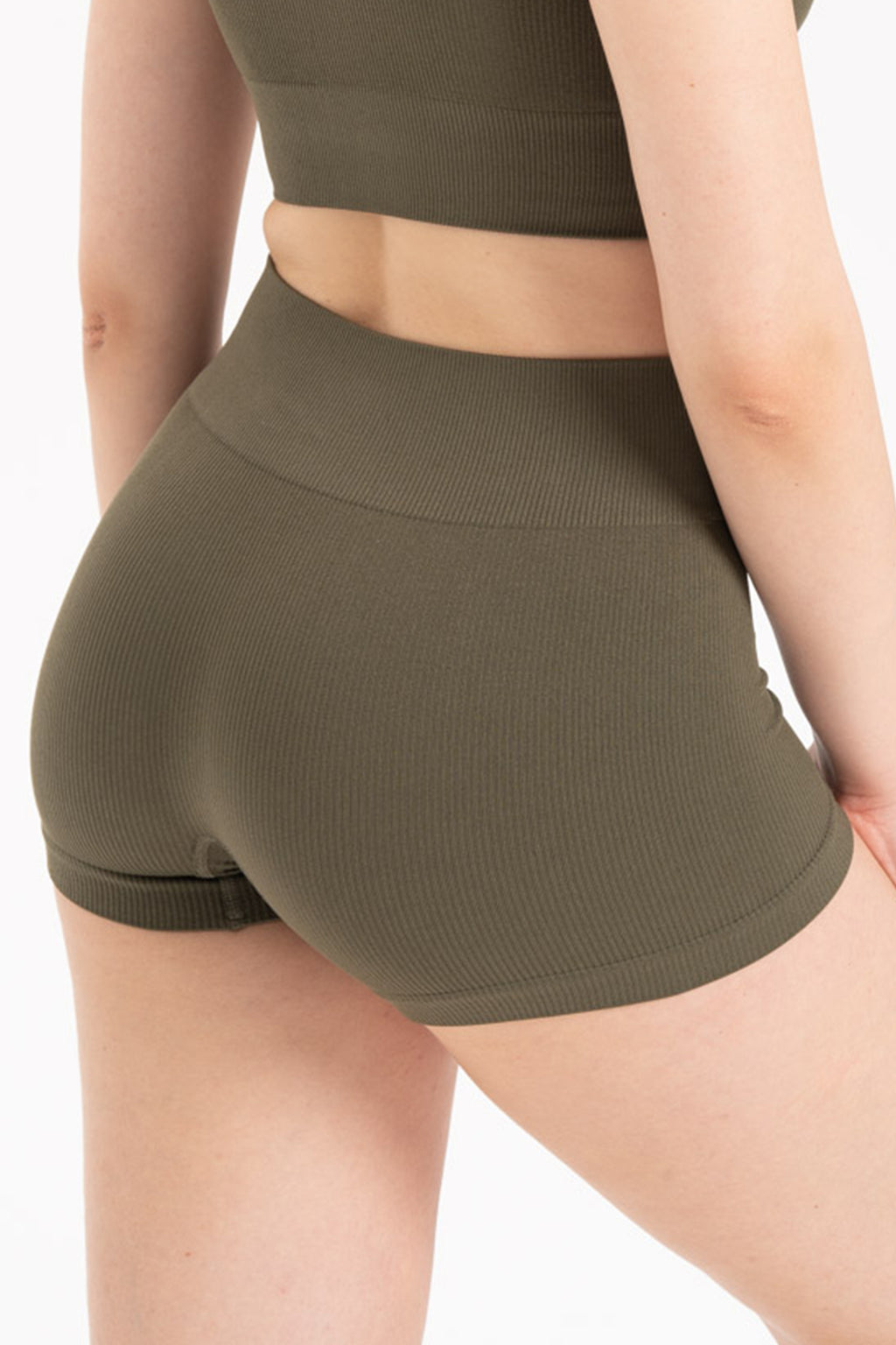 Dikişsiz Fitilli Kısa Şort 9004