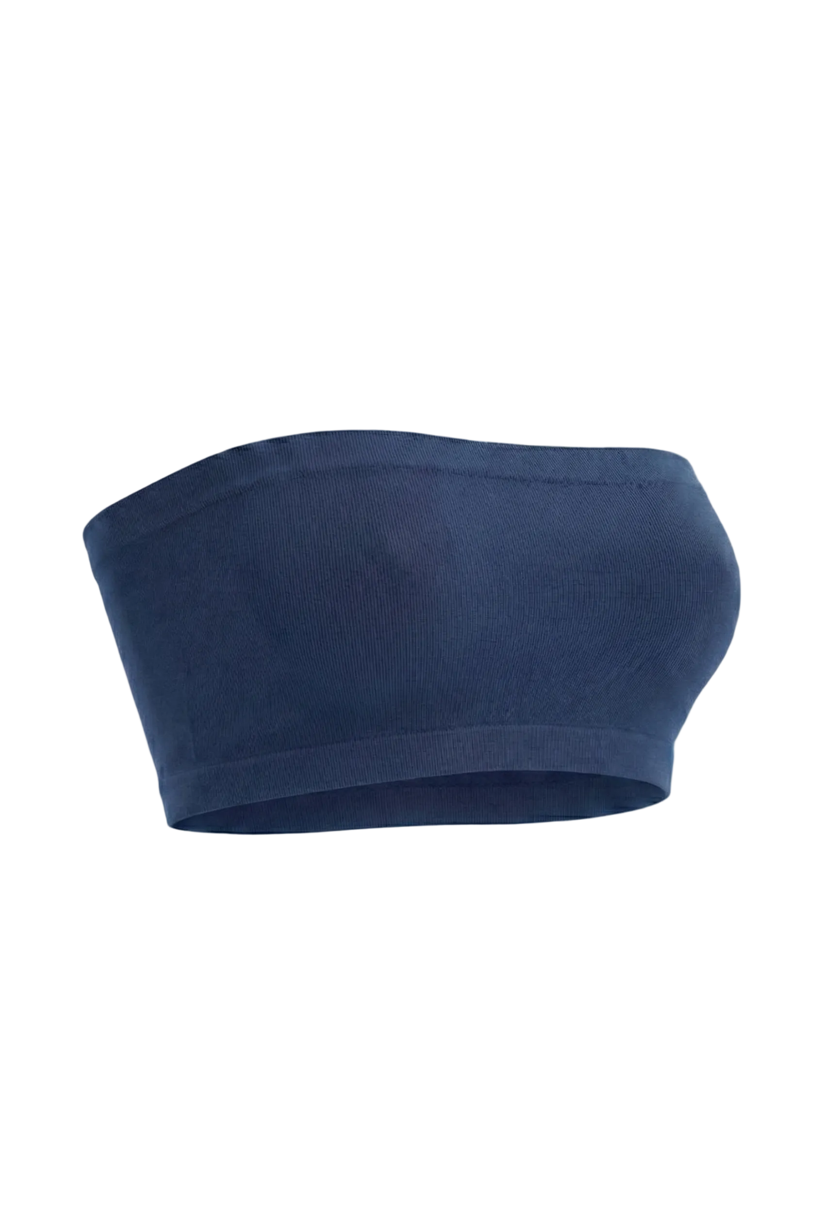 Kadın Dikişsiz Örme Fitilli Strapless Büstiyer 9008