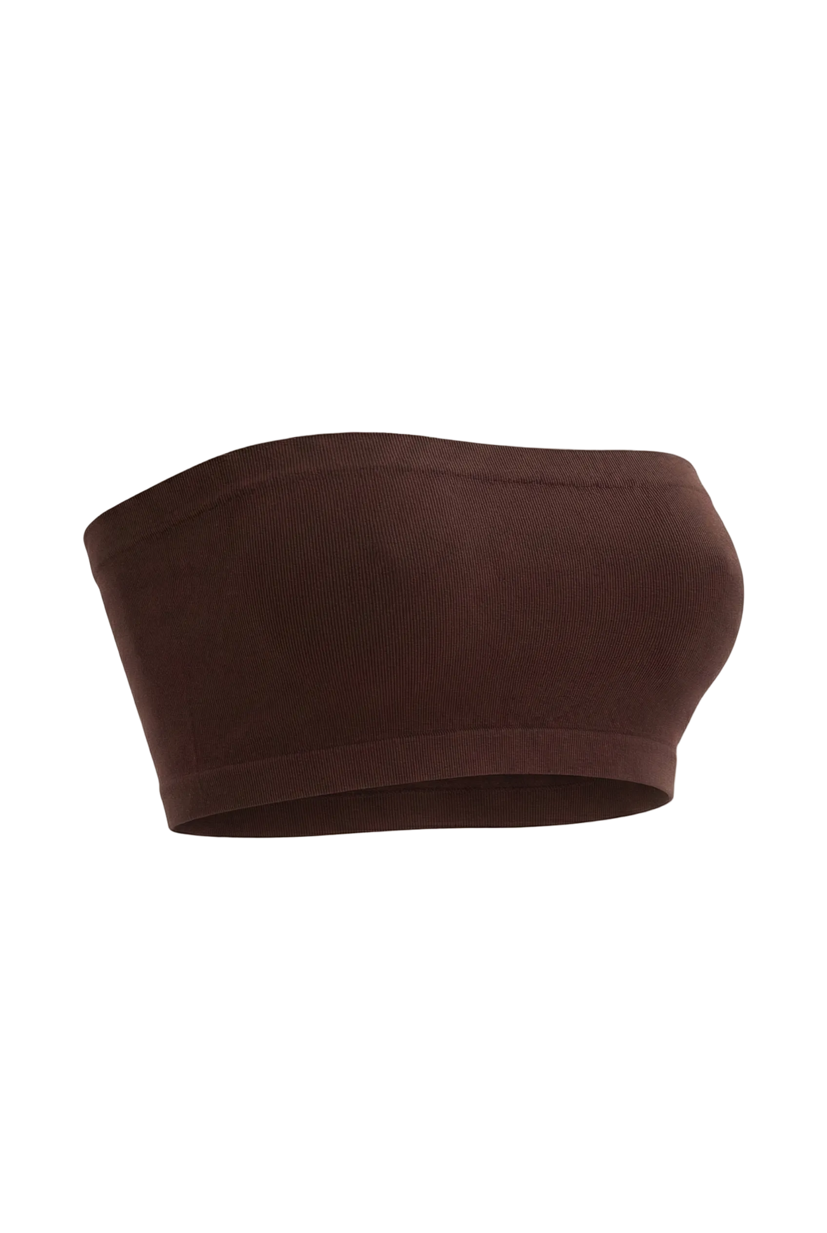 Kadın Dikişsiz Örme Fitilli Strapless Büstiyer 9008