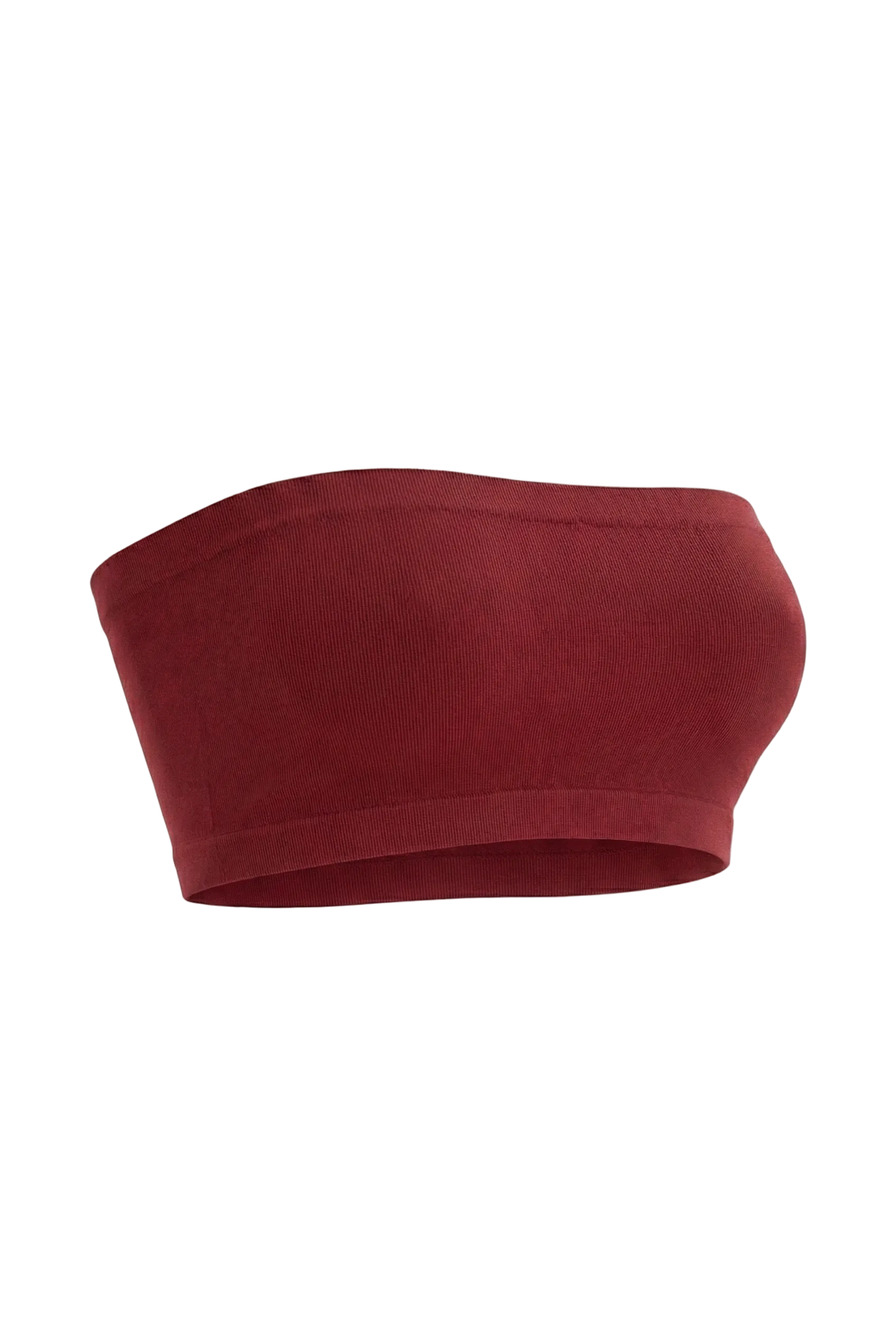 Kadın Dikişsiz Örme Fitilli Strapless Büstiyer 9008